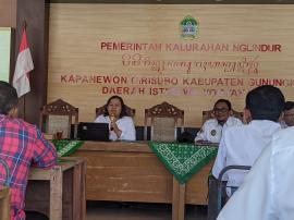 SOSIALISASI DTSEN DARI DINSOSP3KE GUNUNGKIDUL 